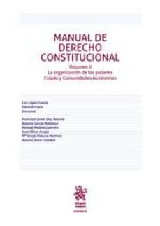 Libro, Audiolibro Manual De Derecho Constitucional. Volumen Ii Manual De Derecho Constitucional. Volumen Ii