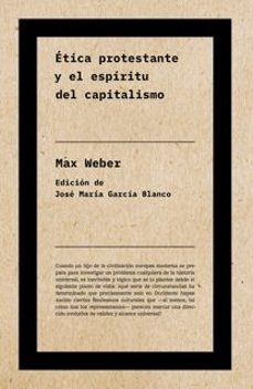 Libro, Audiolibro ética Protestante Y El Espíritu Del Capitalismo (ne) ética Protestante Y El Espíritu Del Capitalismo (ne)