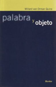 Palabra Y Objeto