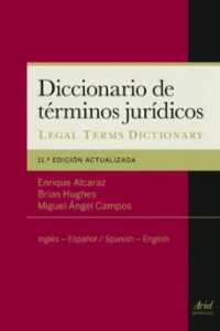 Diccionario De Terminos Juridicos (11ª Ed.) (ingles-español, Span Isch-english)