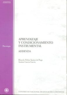 Aprendizaje Y Condicionamiento Instrumental. Addenda (14431mt01a0 1)