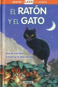 El Ratón Y El Gato Aprendo A Leer 4-6 Años Mayusculas Con Alguna Letra En Cursiva