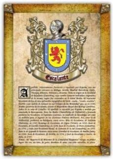 Apellido Escalante / Origen, Historia Y Heráldica De Los Linajes Y Apellidos Españoles E Hispanoamericanos